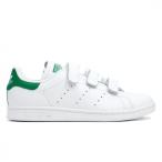 adidas / STAN SMITH CF アディダス スタンスミス コンフォート ホワイト/ホワイト/グリーン S75187 ストラップ