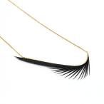 moca.arpeggio（モカ アルペジオ） / RN-2 Radial フェザーネックレス - ブラック レディース ギフト プレゼント 贈り物 アクセサリー ジュエリ…