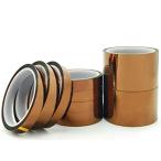 HJ изоляция лента супер мощный клейкая лента поли imido лента жаростойкий капсулпа тонн лента несгораемый электрический изоляция для выдерживающий высокая температура (30mmx33m, 1 шт комплект )