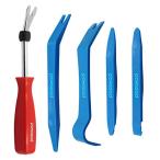 powseed 内張り剥がし 樹脂製 うちばりはがし パネルはがし4点 クリップ クランプツール 5点セット ハンディリムーバー 内張り 剥がし はが