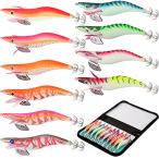  искусственная приманка кальмар рыбалка 10шт.@2.5 номер 3 номер 3.5 номер искусственная приманка искусственная приманка на кальмара рыбалка кальмар приспособление рыбалка инструмент кальмар рыбалка комплект ночь свет отходит все тело ночь свет погремушка внутренности наконечник иглы .