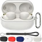 LASTE for WF-1000XM4 用 保護ケース 落下 衝撃 吸収 擦り傷防止 (クリスタル・クリア)