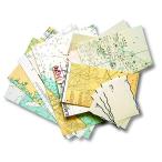  негодный версия море map письмо комплект A5 размер 