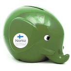 pa dolby Norsu слон. копилка Северная Европа Финляндия Elephant банк зеленый tiS MK20377