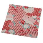 . Len furoshiki маленький retro цветок ....50cm.. данный посылка эко-сумка маленький furoshiki хлопок 100% сделано в Японии круг мытье OK подарок ( retro цветок маленький /