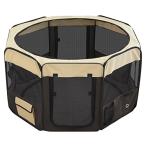 ottostyle.jp складной анис звёздчатый форма домашнее животное Circle L размер [ Brown ] диаметр 114cm× высота 62cm сетка на крыше установлен закрытый наружный наружный do