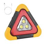 イーオートファン 三角停止板 ALS-HB7709 三角表示板 LEDライト 作業灯 投光器 車のトラブル 緊急 停止 事故 路上 追突 防止 キャン