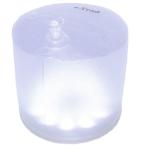 [e-Trad] воздух фонарь LED свет солнечный зарядка половина прозрачный модель диаметр 12.5cm супер-легкий складной LANTH-021