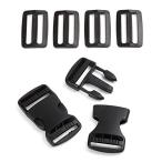 VivaSmile 2 штук боковой Release пластик пряжка (25mm обе .)