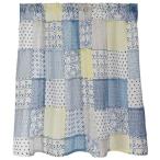 Sunny day fabric короткие занавески Rush ширина 100cm x длина 70cm ( голубой образец )