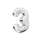  как раз хороший размер цифра ba Rune серебряный день рождения свадьба party .(3)