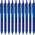 ぺんてる ゲルインキボールペン エナージェルS 0.7mm 青 10本 BL127-C