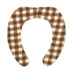 rek..Q поглощение ... сиденье нежный боа ( проверка * Brown ) стирка OK BB-496