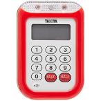 tanita(TANITA) водонепроницаемый большой громкость таймер красный TD-377