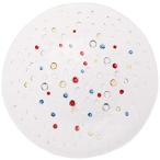 DANSK Dance k Bubble темно синий feti мелкая тарелка 791267 стекло Северная Европа дизайн 