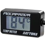 デイトナ AQUAPROVA (アクアプローバ) バイク用 油温/水温計 デジタル 防水 バックライト コンパクト オイルテンプメーター 96583