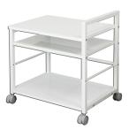 PJC7001-WH принтер шт. 3 уровень * тумба для принтера принтер подставка с роликами .[ стол. внизу . место хранения ]