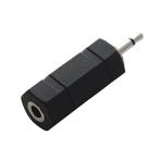 変換プラグ 2.5mmモノラル超ミニプラグ(オス) - 3.5mmステレオミニジャック(メス) PLG-H01