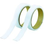 TRUSCO( Trusco ) текстильная застёжка чуть более склеивание 25mm×1m белый TMSD-25-W