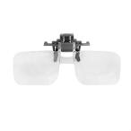  лупа очки 2 раз лупа очки увеличительное стекло насекомое очки зажим тип очки лупа держать .. откидной лупа . близко одновременного использования насекомое наблюдение чтение рукоделие работа для увеличительное стекло обе 