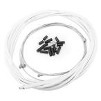 Yosoo. тормоз тросик коробка передач кабель комплект легкий гибкий велосипед тормоз тросик антикоррозийный для замены универсальный велосипед детали ( белый )