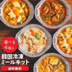 お中元 2025 ギフト お取り寄せグルメ 冷凍食品 ギフト 韓国料理 ミールキット お試し 4種 選べる ミールキット 韓国 李朝園