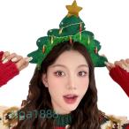 2025 年クリスマスカチューシャ クリスマスツリー柄 レディース / 子供用 前髪留め パーティー / 写真撮影用 髪飾り