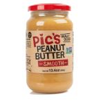 【Pic's Peanut Butter】ピックスピーナッツバター (なめらかスムース-Smooth-, 380g)