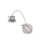 Ganz blueteacup with Saucer Charming Tea Infuser with эмаль обработка 