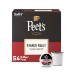 Peet's Coffee, French Roast, Dark Roast, K-Cup Pack (54 ct.), Single Cup Co