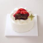 Cake.jp клубника сырой торт с украшением 4 номер 12cm 2-3 человек минут день рождения день рождения 