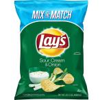  большой размер Lay's ( Rays ), сауэр крем &oni on картофель chip sSour Cream and Onion Potato Chips