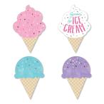 Big Dot of Happiness Scoop Up the Fun - мороженое - DIY форма springs ru party cut наружный 