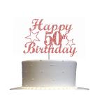 50 день рождения кекс topa- rose Gold g Ritter 50 годовщина party украшение I der высокое качество крепкий . двусторонний g Ritter акрил палочка рис 