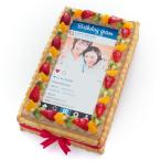 CAKE EXPRESS Insta грамм способ фотография кекс M фрукты сырой шоко крем 28×17cm 10~12 имя для 