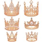 SisBroo rose Gold Crown кекс topa-,6 деталь happy день рождения кекс topa-, Princess Crown кекс украшение, цветок a Len 