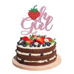 1 шт клубника Oh Girl кекс topa-It'a Girl клубника кекс pick фрукты Thema baby душ Kids день рождения pa-te