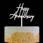 OIXCMNJQ зеркало серебряный Happy Anniversary кекс topa- брак память день / фирма память день / день рождения память party украшение сопутствующие товары,