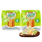  кокос cracker TOP COCO оригинал тест 150g x 2 пакет Coconut Cracker Banh dua nuong Top Coc