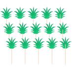  зеленый ананас leaf капкейк topa-g Ritter summer капкейк pick из дерева фрукты . Hori te- передний . палочка fancy сэндвич ..