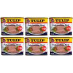 チューリップ (TULIP) ポークランチョンミート うす塩味 250g×6缶セット 沖縄 お土産 定番 デンマーク産 スパム ポーク缶