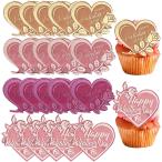  happy день св. Валентина капкейк topa-20 шт акрил Rav Heart Shape rose образец кекс скульптура кекс topa- комплект зеркало дизайн капкейк 