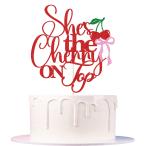 Auteby She's the Cherry on Top кекс topa-, красный g Ritter Cherry ba виолончель rete party украшение, полный -
