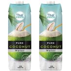 Thai Coco барабан ko100% кокос вода 1L×2 шт. комплект сахар не использование сохранение стоимость без добавок низкий калории натуральный. спорт напиток 1000