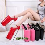 キャバ サンダル キャバヒール キャバ ヒール 30cm 厚底 ヘイトスカイハイ ソール サンダル 厚底サンダル シルバー 通販