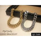 Yahoo! Yahoo!ショッピング(ヤフー ショッピング)ブレスレット 喜平 キヘイ メンズ ８ミリ幅 ゴールド シルバー アメカジ Hip Hop ストリート バイカー