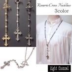 Yahoo! Yahoo!ショッピング(ヤフー ショッピング)ネックレス ロザリオ クロス 十字架 ゴシック キリスト ゴールド シルバー ブラック 黒 V系 バンギャ ゴスロリ ロック パンク Rock