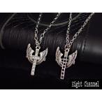 ネックレス クロス 羽根 シールド 楯 盾 シルバー オニキス きれいめ アメカジ V系 ロック Rock