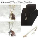 Yahoo! Yahoo!ショッピング(ヤフー ショッピング)ネックレス クロス ハート 十字架 ジルコニア ゴールド シルバー 可愛い V系 ゴスロリ ロリータ バンギャ