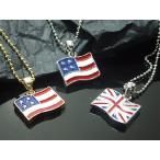 Yahoo! Yahoo!ショッピング(ヤフー ショッピング)ペンダント 国旗 フラッグ ユニオンジャック アメリカ イギリス ゴールド シルバー ロック Rock V系 バンギャ パンク